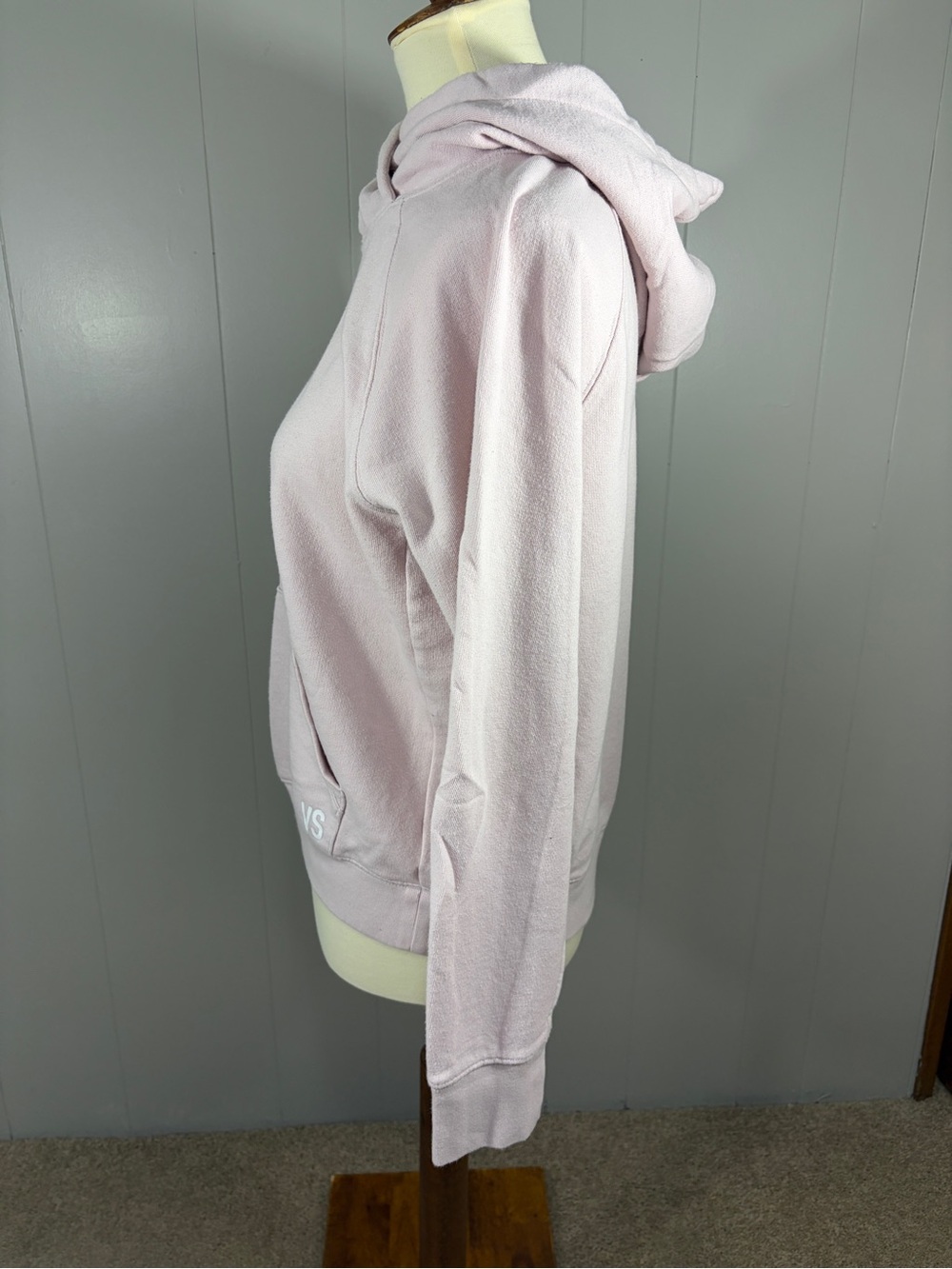 Victoria's Secret Pale Pink Hoodie Pullover Sweatshirt - Picture 6 of 7